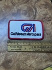 Rare 80s Gulfstream Aircraft Aerospace Plane Patch Vtg Iron On Logo 3    Airline