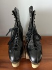 Vintage Adult Chicago Roller Skates Black Leather Men 9 5