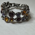 Replica Made In Italy Multicolor Crystal Bracelet  Vintage-inspired Glam