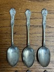 Vintage Sterling Silver Spoons Butterfly   Floral Pattern - 75 Grams G - Scrap