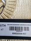 Kith Kids Size 4t Patchwork Knit Crew Sweater In Durum-nwt