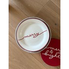 New Pottery Barn Christmas Merry   Bright 8 Appetizer Plates 