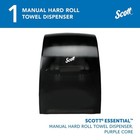 Scott Essential Manual Hard Roll Towel Dispenser  Ada  Battery-free