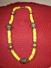 Native American Trade Beads On Necklace Beautiful Vintage Beadwork