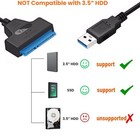 Sata To Usb 3 0 Adapter - External Hard Adapter Drive Converter For 2 5    Hdd    