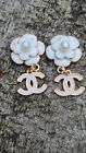 Gold And White   Chanel Buttons 2pc