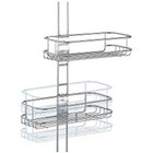 Interdesign Linea Adjustable Shower Caddy - Bathroom Storage Shelves For