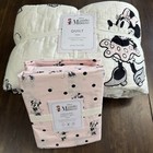 Pottery Barn Kids Disney Minnie Mouse Twin Quilt And Sheet Set   White   Pink