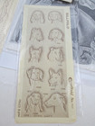 9 Vtg Craftaid Leather Carving Templates - Wallet Belt Purse  Horse Alphabet Dog