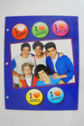 One Direction 1d Boy Band Folder Lot - 3 Hole School Folders For Binder