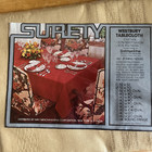 Surety Westbury Woven Tablecloth 52 X 70 Inch Poly Rayon Tan Machine Wash Nip