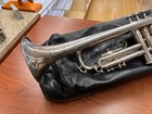 Bach Omega Trumpet Silver Plated With Bag  Mouthpiece