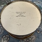 Daher Vintage Floral Decorative Tin Box  Made In England Round Used 1960 Mcm