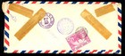 Postal History Peru  466 c93 4  c111 c121 Air Mail Registered 1957 Lima Un Ny 