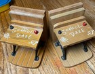 School Daze Decorative Bookends  Wood metal From 1977