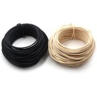 50  ea  Black   White Gavitt Guitar Wire Cloth-covered Vintage-style Push Back