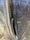 Vintage 40s 50s Styled Sportswear Pony Horsehide Leather Jacket S m 19 5x22 See