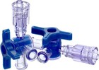2 3-way Stopcocks Disposable Laboratory Three Way Valve With Luer Connections