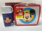 Vintage Mickey Mouse Lunchbox And Thermos   Unused W  Tags  