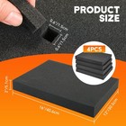 Weyleity 4 Pack Pick And Pluck Foam 16 X 12 X 2 Inch   Pre-cut Polyethylene P   
