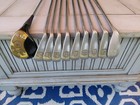 Vintage Spalding Executive 3-pw Iron   5-wood Set Dimple Pebble Very Nice Grips