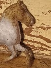 Antique Primitive Tin Weathervane Running Horse 2 Sided Patina