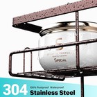 Over-the-door Shower Caddy Organizer -rustproof  No Drill Rack For Bathroom