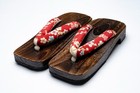 Dear Vanilla Authentic Japanese Yukata Kimono Geta Wood Sandals 27cm Us Size 10