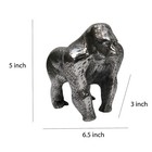 Metal Gorilla Decorative Shelf Top Figurine Statue Sculpture