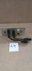 Legrand C2g 60144   Hdmi  Vga   3 5mm Pass Through Single Gang Wall Plate - Alum