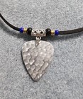 Handmade Ghost Papa Emeritus 4 Aluminum Guitar Pick Necklace