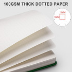 Bullet Dotted Journal - 320 Numbered Pages Dot Grid Notebook A5 Thick Journal  1