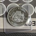 2019 Somali African Wildlife Elephant 1 Oz Silver Coin