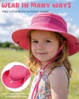 Hongteya Kids Sun Hat Upf 50  Toddler Summer Bucket Hat Outdoor Fishing Safari F