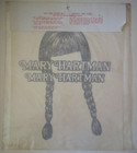 Vtg 1970s Mary Hartman Tv Show Braids Iron On Transfer