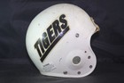 1990s Schutt Pro Air Ii Used Worn White Football Helmet Texas Conroe Tigers