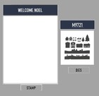 Welcome Noel Stamps And Metal Cutting Dies Diy Scrapbooking Album Paper Card