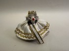  4  Original Fur Toy Mouse Miniature Figurine West Germany