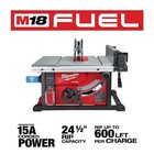 Milwaukee M18 Fuel 8-1 4 In  Table Saw With One-key  bare Tool   reconditioned 