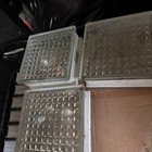 Mulia Glass Blocks Pristal Pattern-7 3 4    X 7 3 4    X 3 1 8   - 7903 Lot Of 11