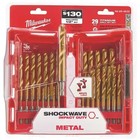Milwaukee 48-89-4632 Impact Duty Drill Bit Set  29-piece  Steel  Titanium