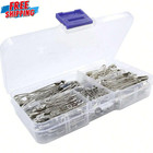 260pcs Safety Pins Assorted Sizes Nickel Plated Steel For Sewing Crafts   Clothe