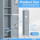 Metal Lockers For Employees Steel Storage Cabinets With  Doors For Office School