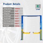 Xk L1150 2 Post Lift 11500lbs 3 Stage Front Arm Auto Car Truck Hoist Lift 220v 