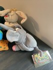 Meanies Series One Lot Of 4 Funny Plush Beanies W  Tags