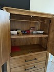 Ashley Furniture 2 Wardrobes  Brown Color  Genuine Wood Material 