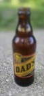 Dad s Root Beer  big Jr   Size Brown Glass Soda Bottle Madison Wisconsin 1951