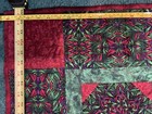 Wall Lap Quilt Pieced Machine Quilted Christmas Embroidery 