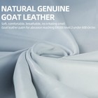 Vgo 1 3pairs Goatskin Leather Garden Gloves work Gloves puncture Proof ga3561 