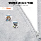 Vevor 1  25mm Button Badge Parts Supplies 500 Sets Maker Machine Not Included